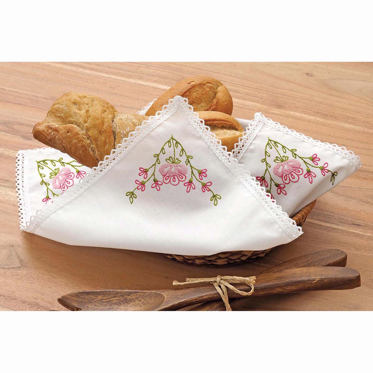 Leisure Arts Bread Basket Cloth II Stamped Embroidery Kit Michaels