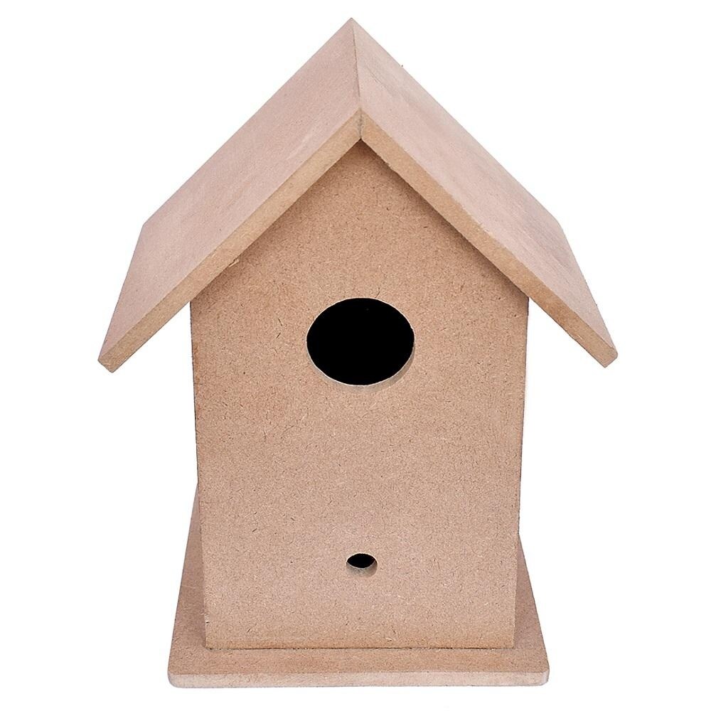 Little Birdie MDF Base Bird House 5.5&#x22;X7&#x22;-Bird House
