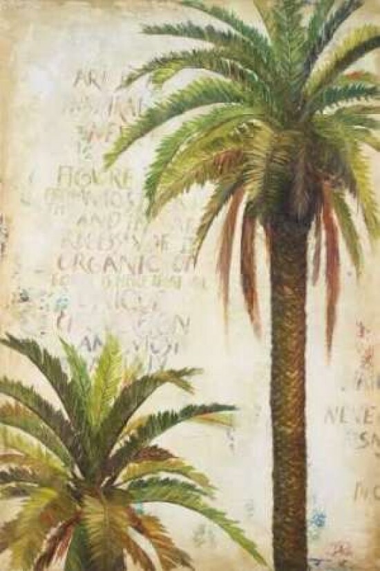 Palms and Scrolls I Poster Print by Patricia Pinto - Item # VARPDX7386