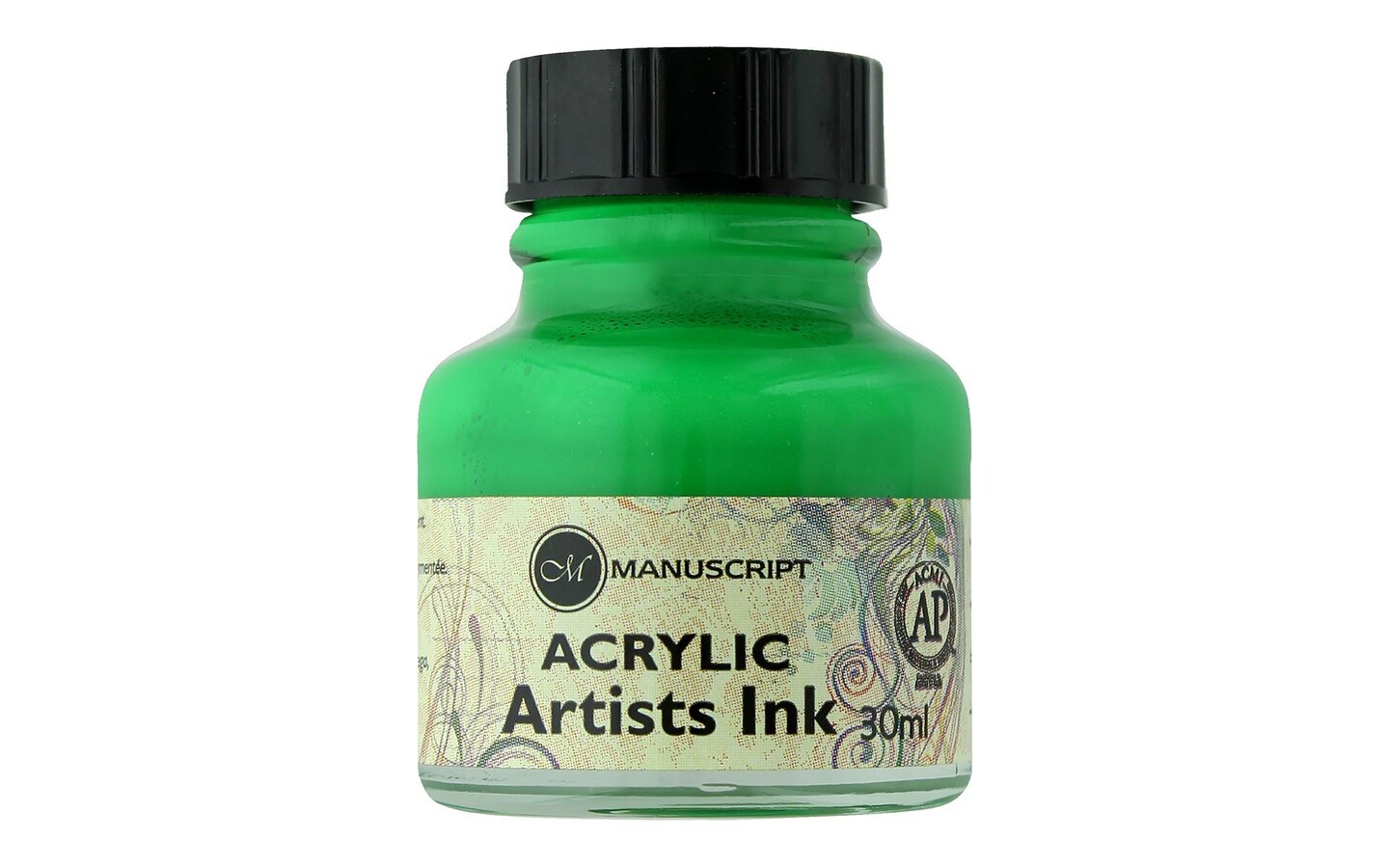 Manuscript Acrylic Artists Ink 30ml Emerald Green Michaels