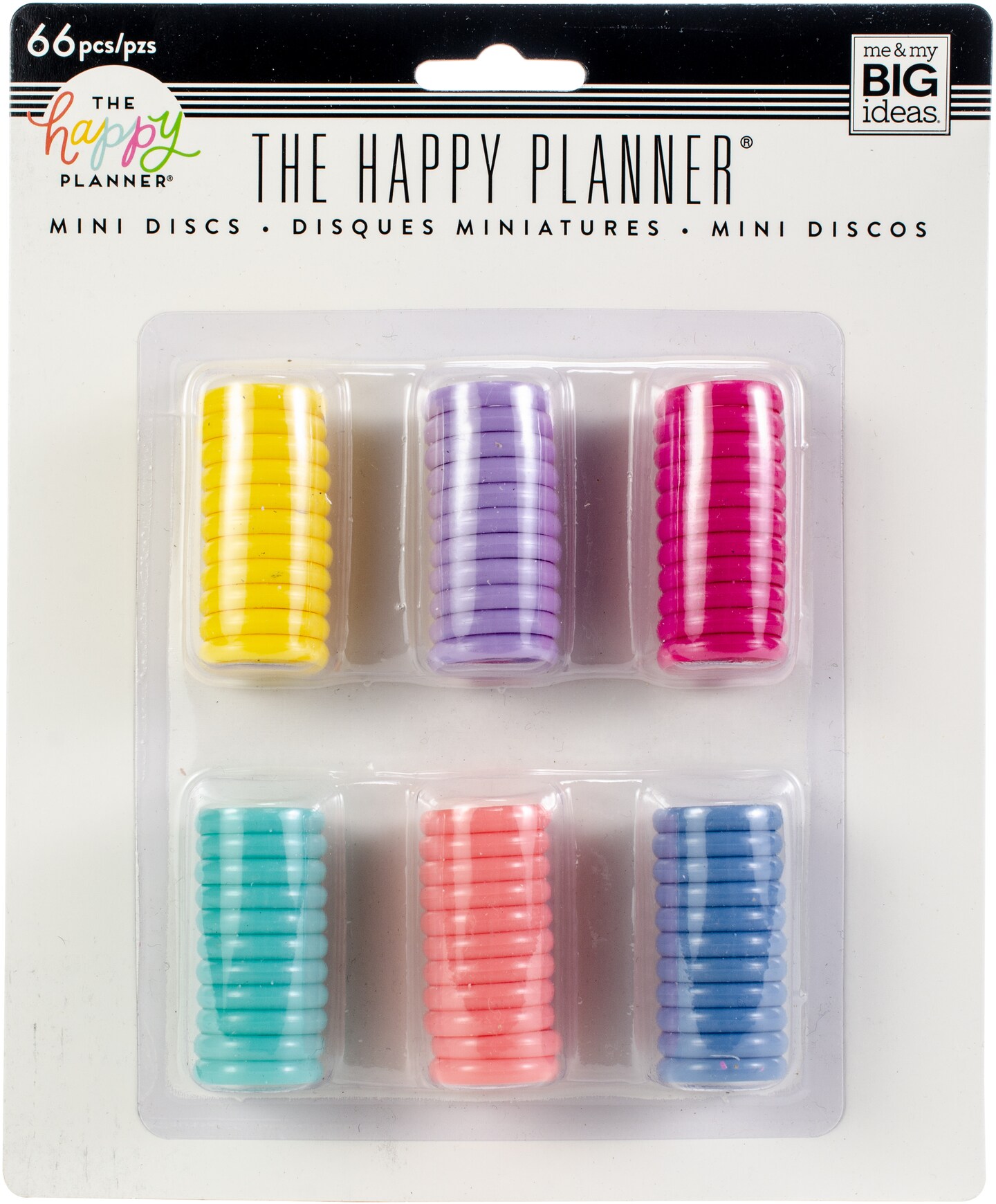 Happy Planner Mini Disc Value Pack 66/Pkg-Multi Color
