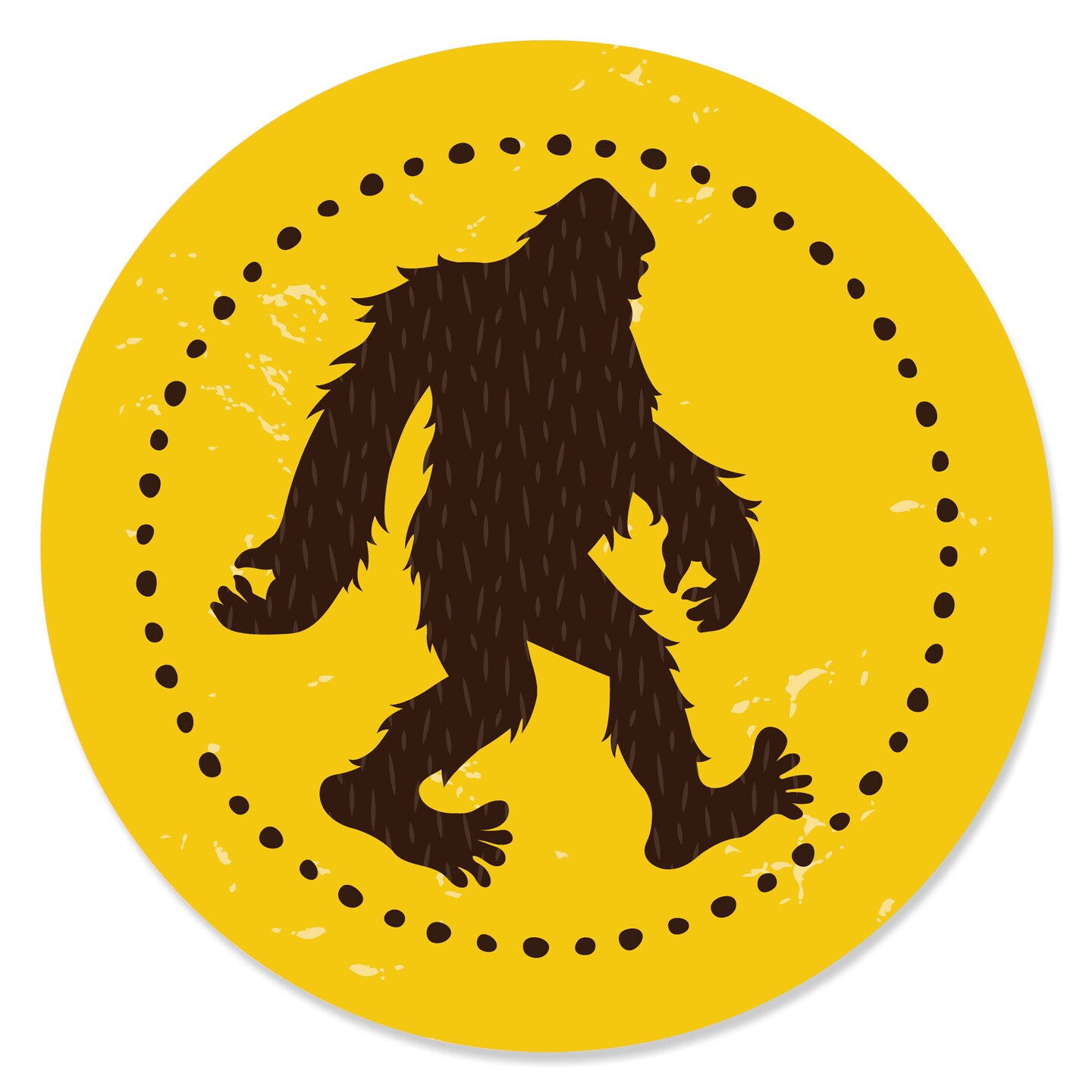 Big Dot Of Happiness Sasquatch Crossing Bigfoot Party Or Birthday