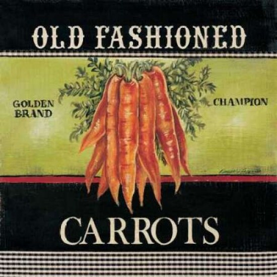 Old Fashioned Carrots Poster Print by Kimberly Poloson - Item # VARPDXPOL104