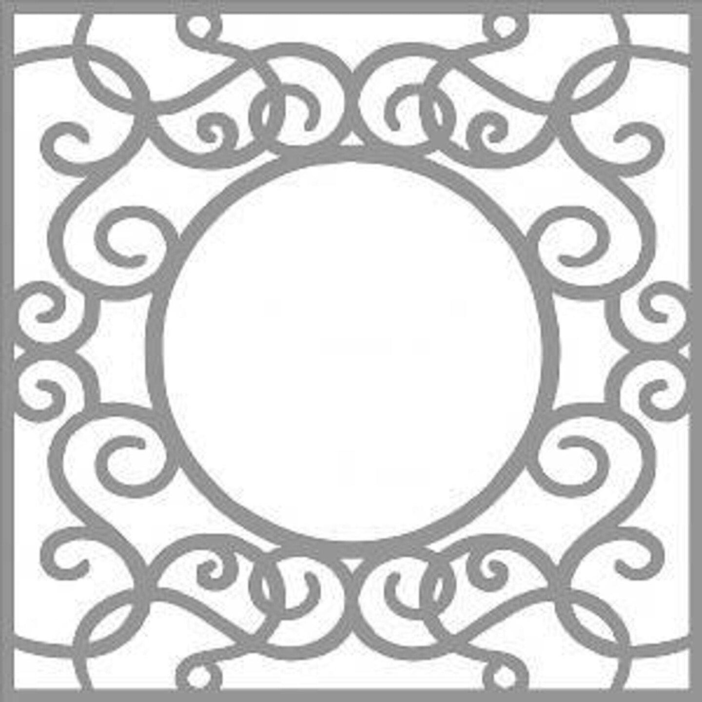 Creative Expressions  Mask - Swirl Frame