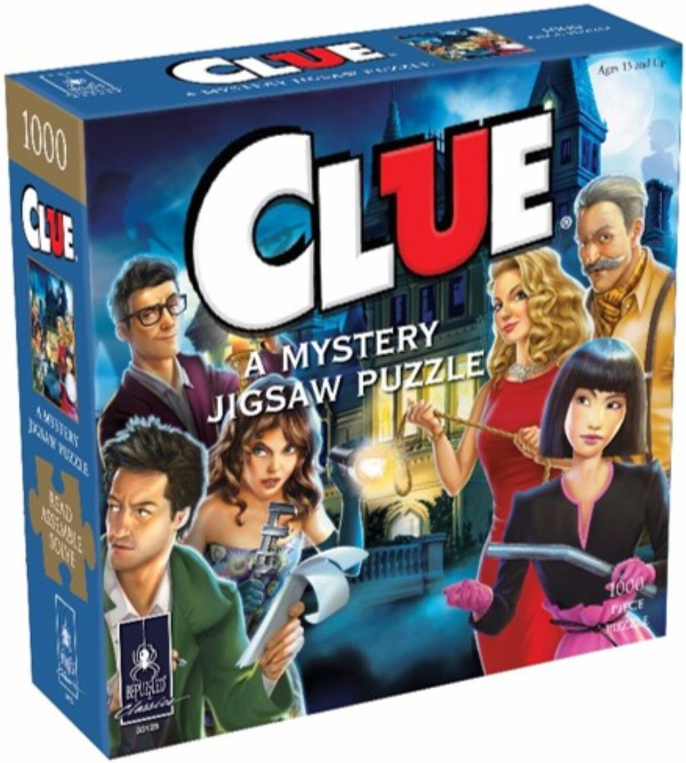 BePuzzled Mystery Jigsaw Puzzle 1000 Pieces 23&#x22;x29&#x22;-Clue