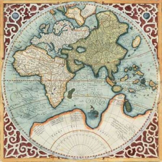 Terra Major II Poster Print by Gerardus Mercator - Item # VARPDXCC2744