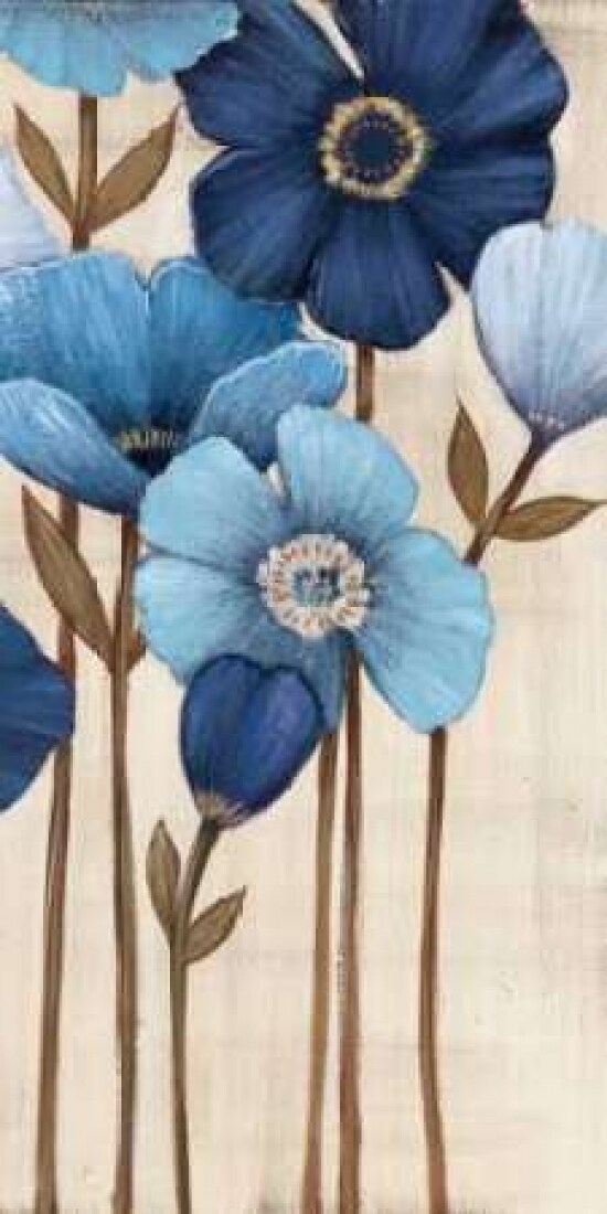 Fleurs Bleues II Poster Print by  MAJA - Item # VARPDXMPP132