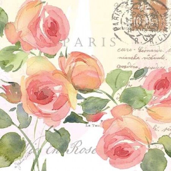 La Vie En Rose II Poster Print by Julie Paton - Item # VARPDXPAT105