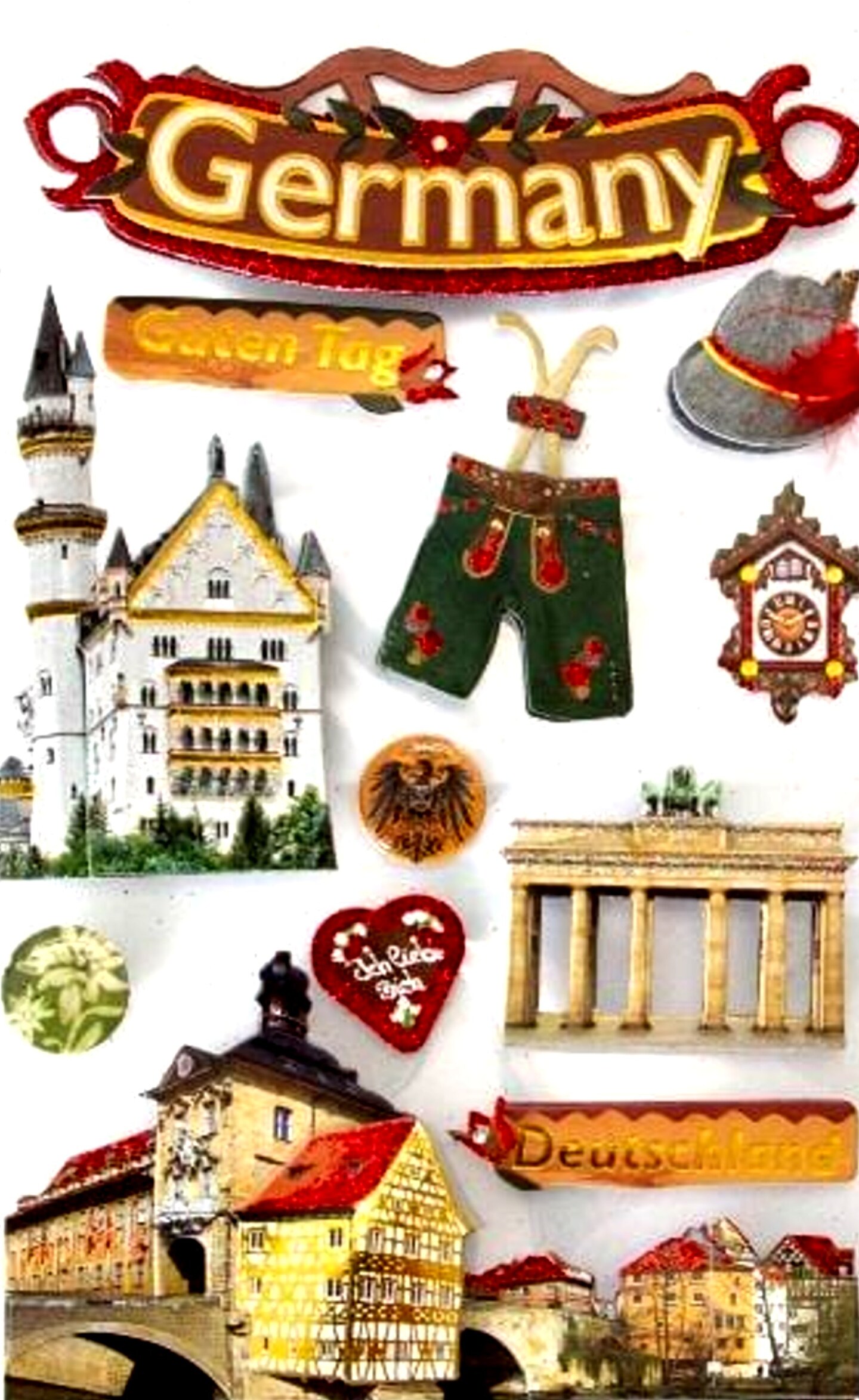 Paper House Germany Dimensional Stickers