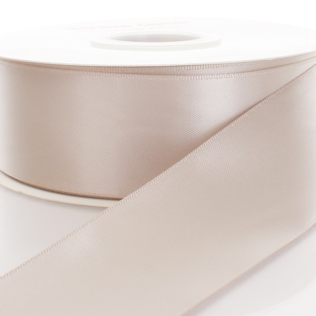 2.25&#x22; Double Faced Satin Ribbon 823 Taupe 25yd