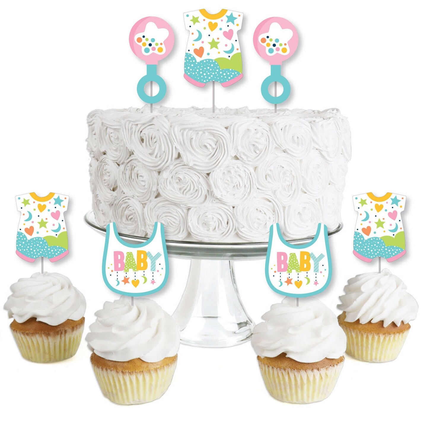 Baby shower best sale cake toppers michaels