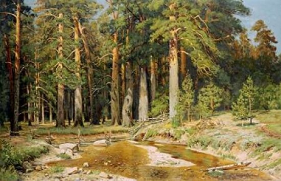 The Mast-Tree Grove Study Poster Print by Ivan Ivanovich Shishkin - Item # VARPDX265528