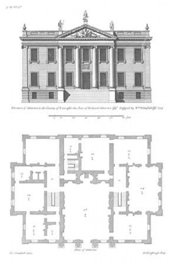 Elevation, Atherton Country House Poster Print by Colin Campbell - Item # VARPDXVB14