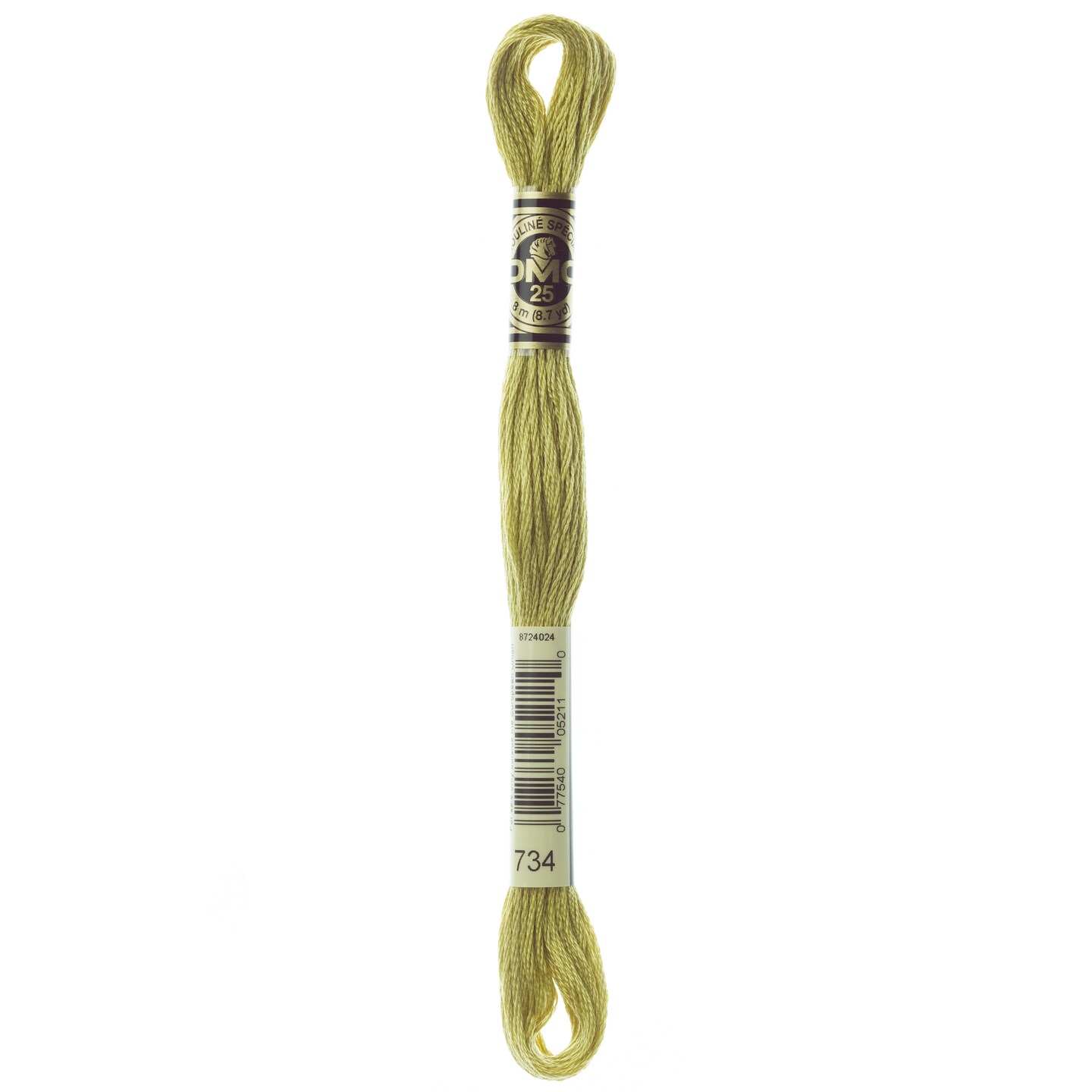 DMC 6-Strand Embroidery Cotton 8.7yd-Light Olive Green