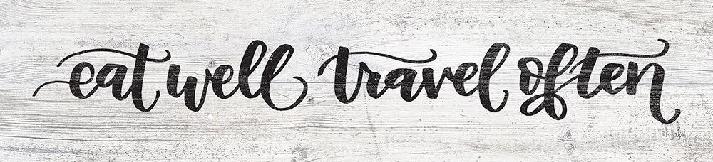 Eat Well, Travel Often Poster Print by Jaxn Blvd. Jaxn Blvd. # JAXN295