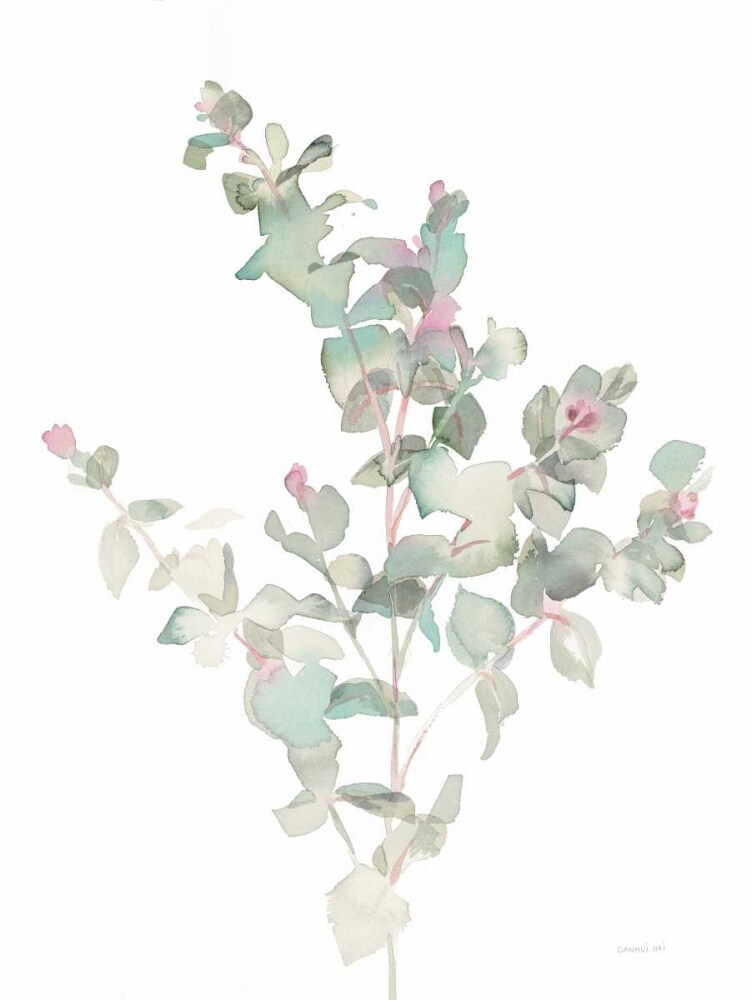 Eucalyptus II White Poster Print by Danhui Nai - Item # VARPDX35490