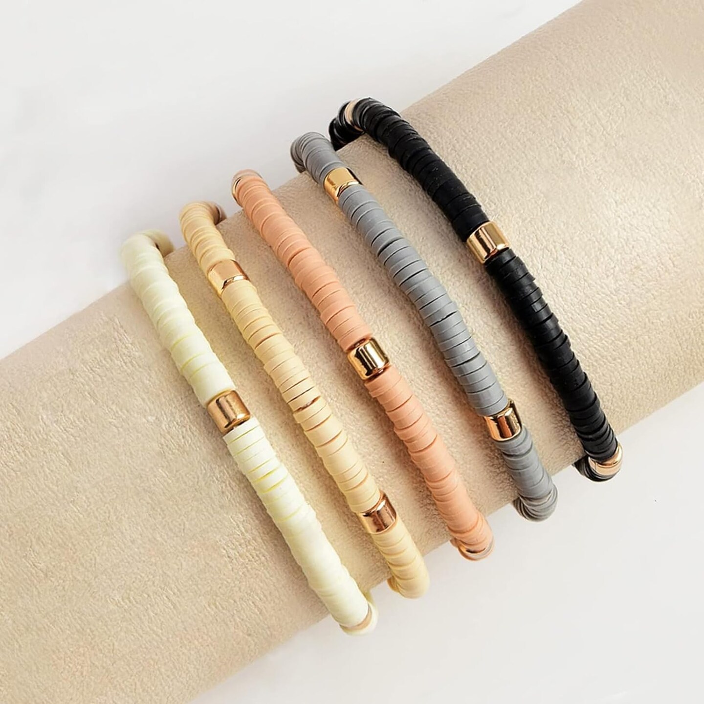 Coffee Bracelets for Women Bracelets Making Kit Clay Beads for Jewelry Making Clay Beads for Bracelets Making Bracelet Clay Bead Kit Friendship Bracelets Making Kit for Girl Clay Beads Beads