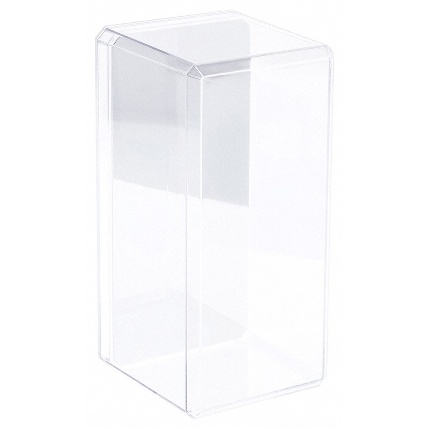 Pioneer Plastics 084CD Clear Plastic Beveled Edge Display Case