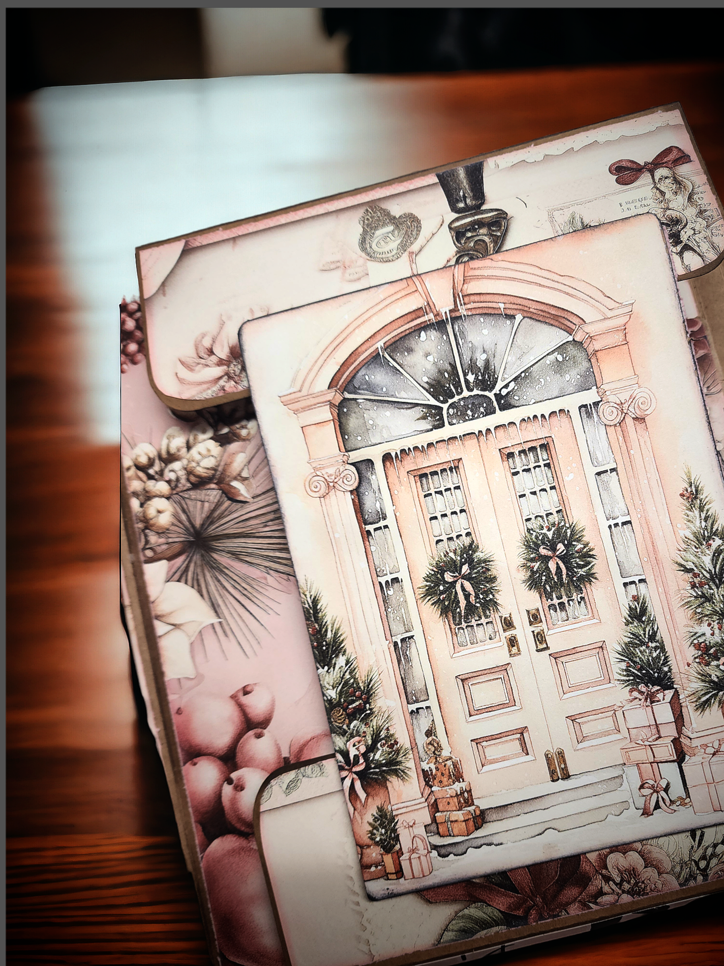 Pink Christmas Photo Album with Journaling product 4