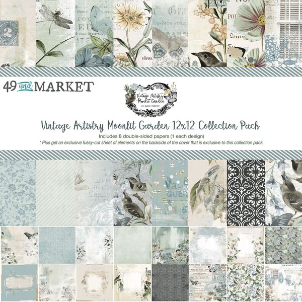 49 and Market Moonlit Garden 12X12 Collection Pack