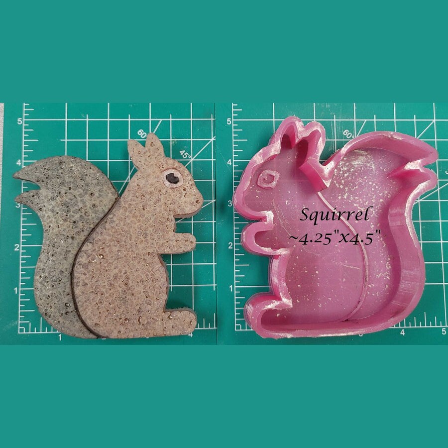 Squirrel Silicone Freshie Mold