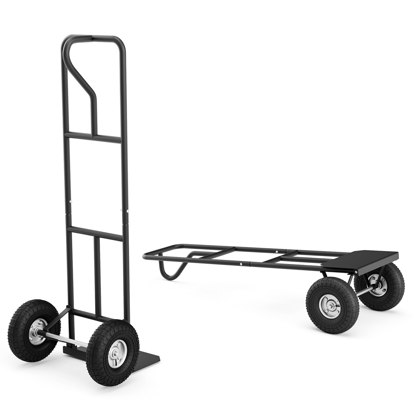 Costway Heavy Duty Hand Truck 660lbs Capacity Trolley Cart With 