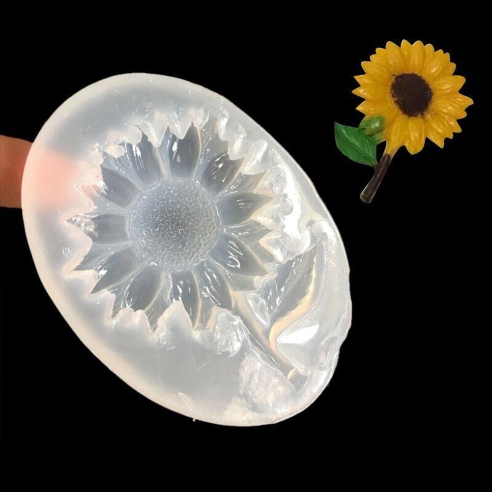 Sun Flower Silicone Mold Necklace Jewelry Making Diy Handicraft Epoxy Mould Tool