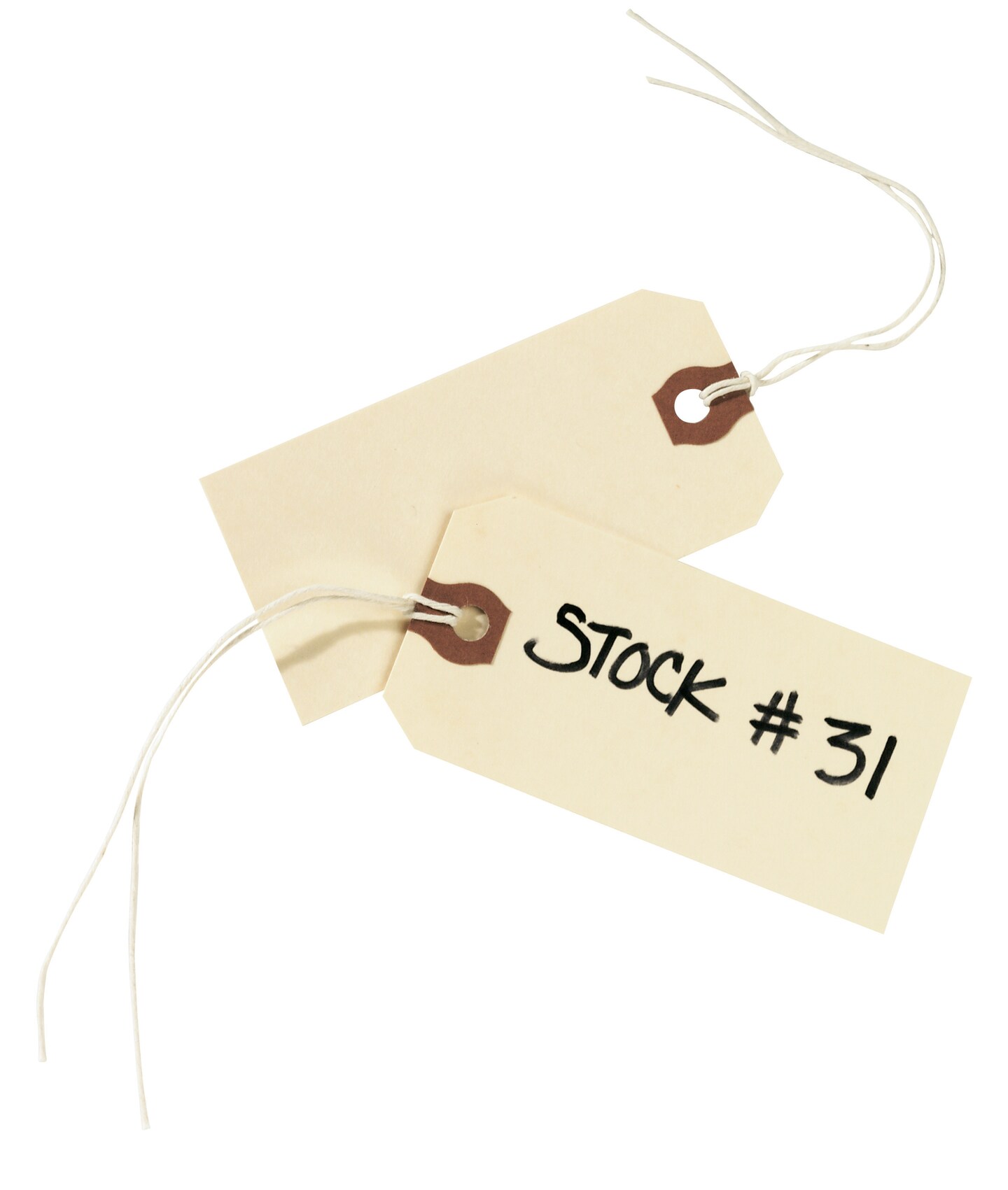 Avery  Price Tags with String Attached, 11.5 pt. Stock, 6-1/4&#x22; x 3-1/8&#x22;, 1,000 Manila Hang Tags (12508)