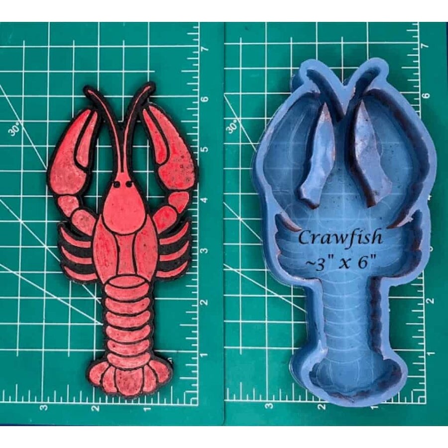 Crawfish silicone freshie mold