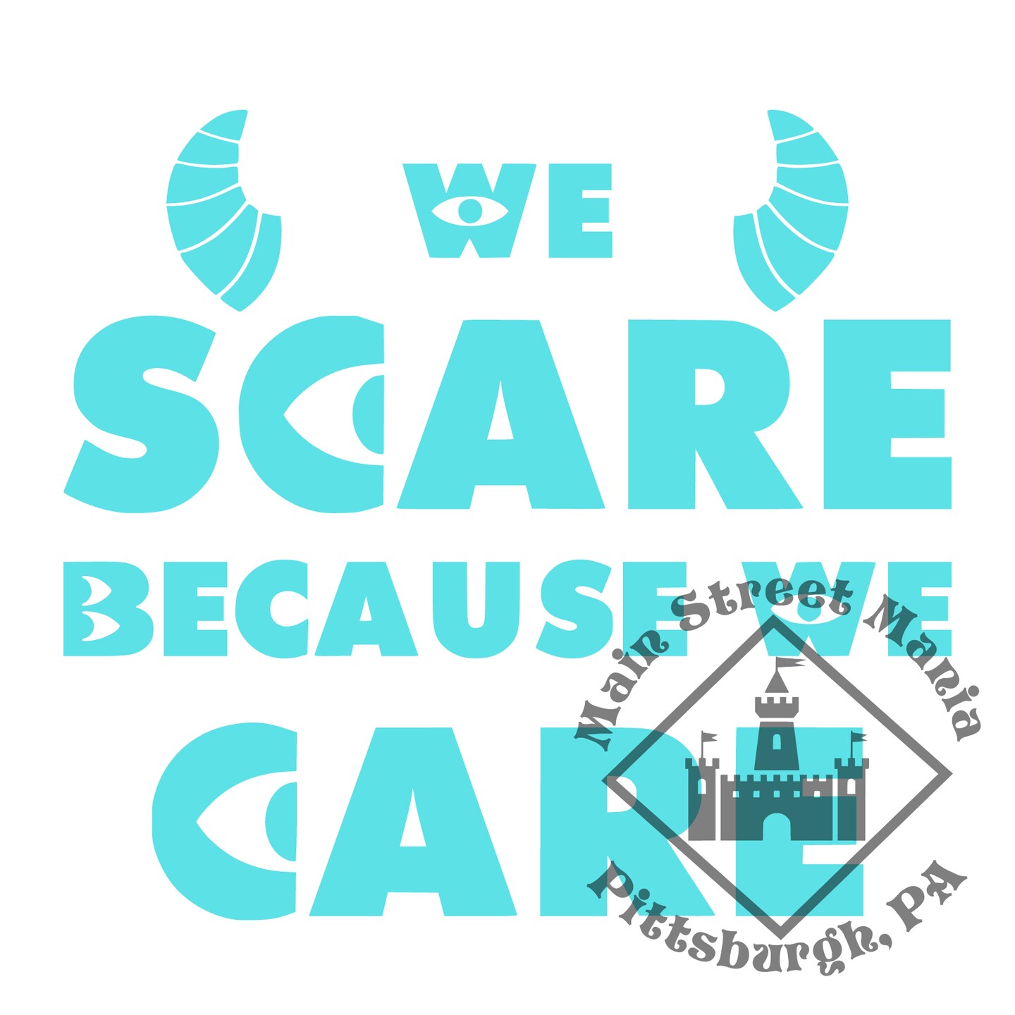 Monsters Inc We Scare Because We Care Decal Sticker - image11