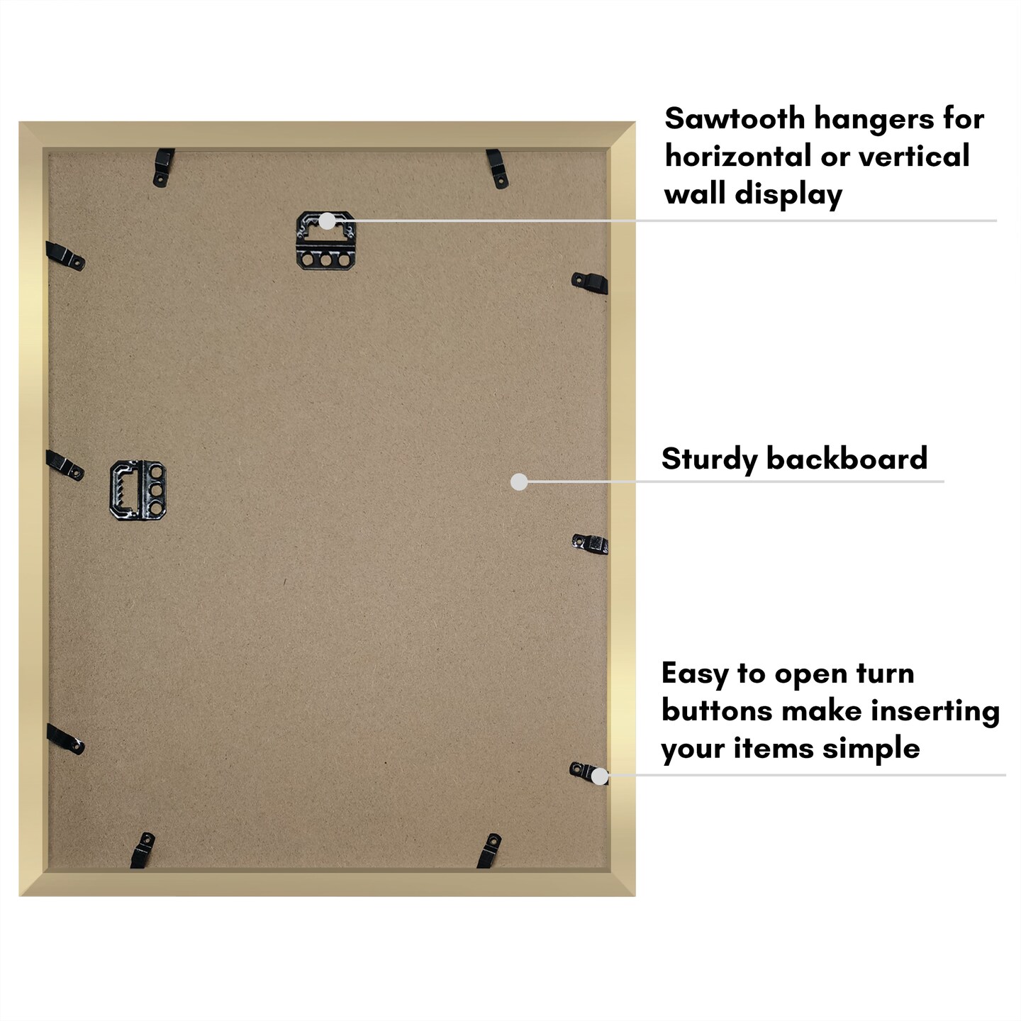 Americanflat Shadow Box Frame - 1.5 Interior Depth for Memorabilia - Display Case for Showcasing Souvenirs, Awards, and Medals - Shatter Resistant Glass - Hanging Hardware