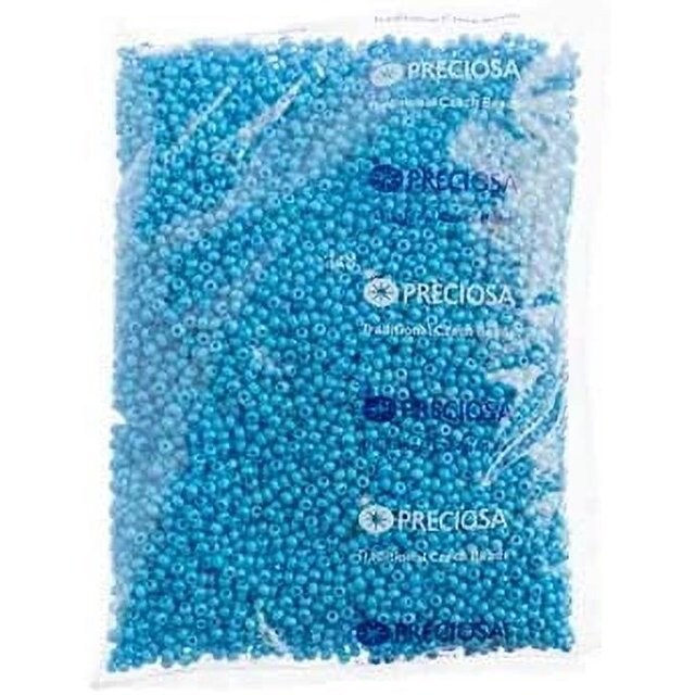 John Bead 6/0 Blue Czech Glass Seed Beads, 500g