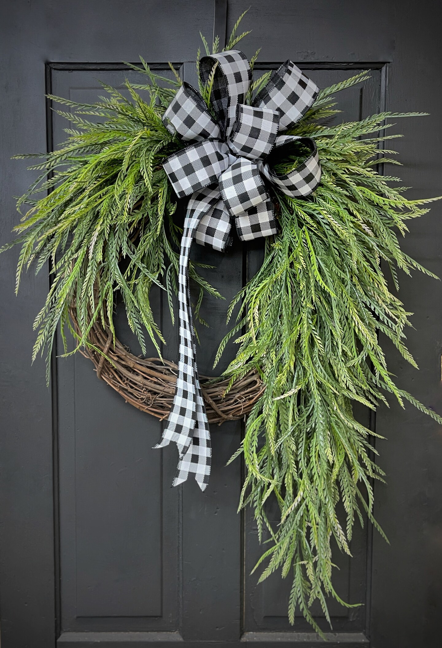 Farmhouse Wreath-Rustic Twig Wreath-Summer Wreath-Winter Wreath-Farmhouse Decor-Housewarming Gift-BAY LEAF Wreath-Holiday Home 2024 Decor-Gift