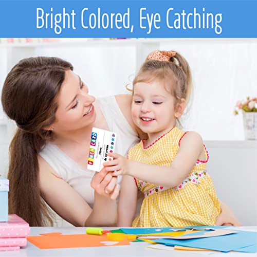 102 Pieces Punch Cards, Star Shaped Incentive Reward Cards Business Size Student Award Cards Boost Creativity & Skills Development for Business, Classroom, Kids Behavior, Students, Teachers, 3.5” x 2”