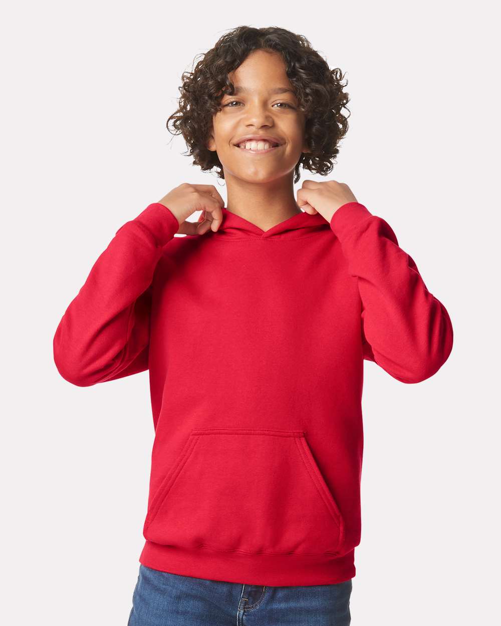 Gildan&#xAE; - Youth Midweight Hooded Sweatshirt - SF500B | 8.4 Oz./yd&#xB2;, 80/20 Ring-Spun Cotton/polyester, 20 Singles | Energize Style in Our Hooded Sweatshirt - Where Comfort Meets Trendsetting Fashion for the Next Generation