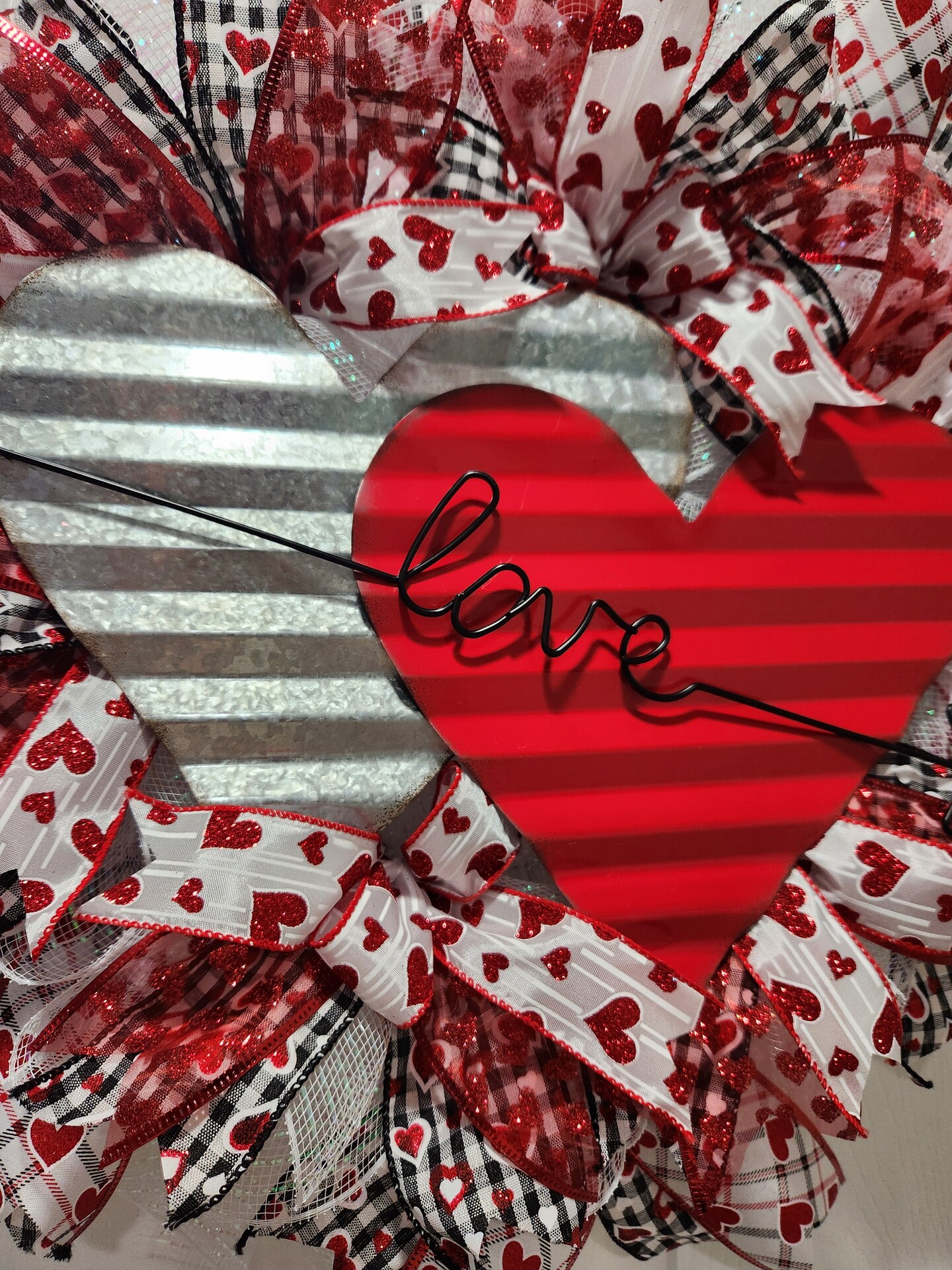 Valentine Ribbon  Heart & Happy Valentine's Day Ribbon