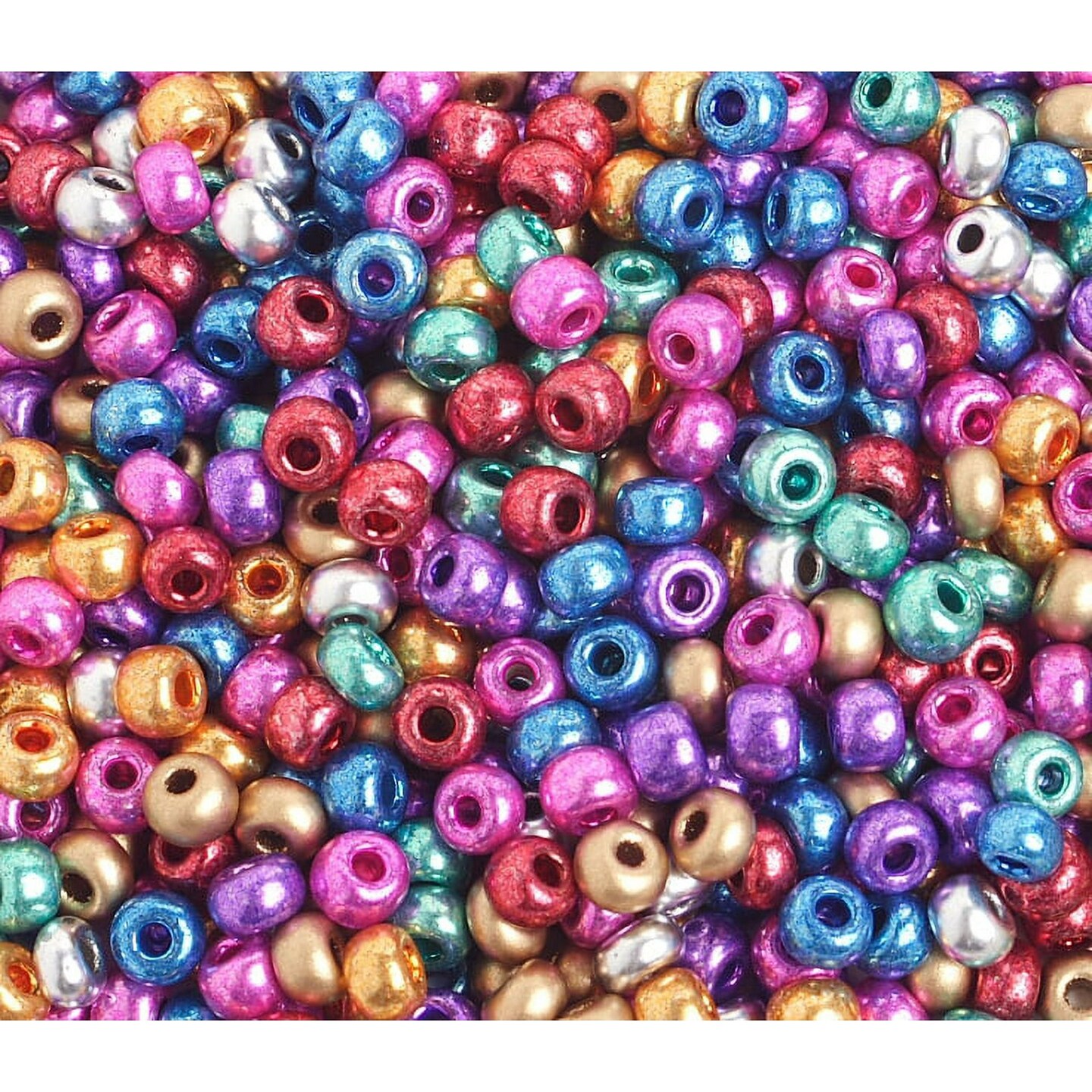 ★MEENDERI★(HANDMADE) GLOW GLASS BEADS BELT★正規品/送料込 John Bead 6/0 Metallic Czech Glass Seed Beads, 500g | Michaels