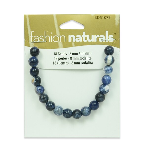 Sodalite Beads Pack of 18