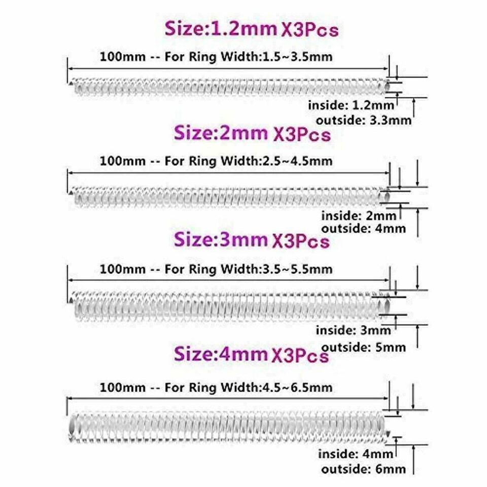 Invisible Ring Size Adjuster 4 pcs