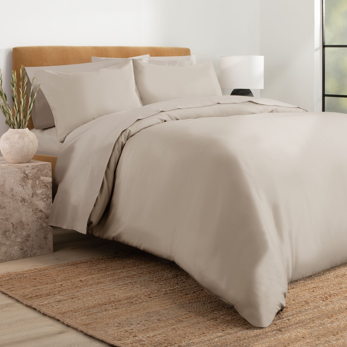 Nate Home by Nate Berkus 200TC Cotton Percale Duvet Set