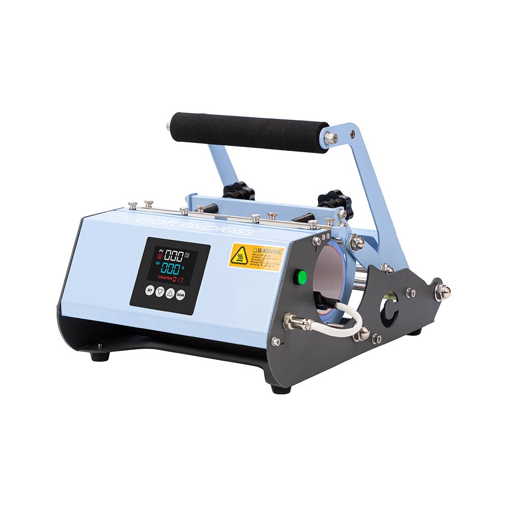 Elite Pro Tumbler Heat Press - Blue