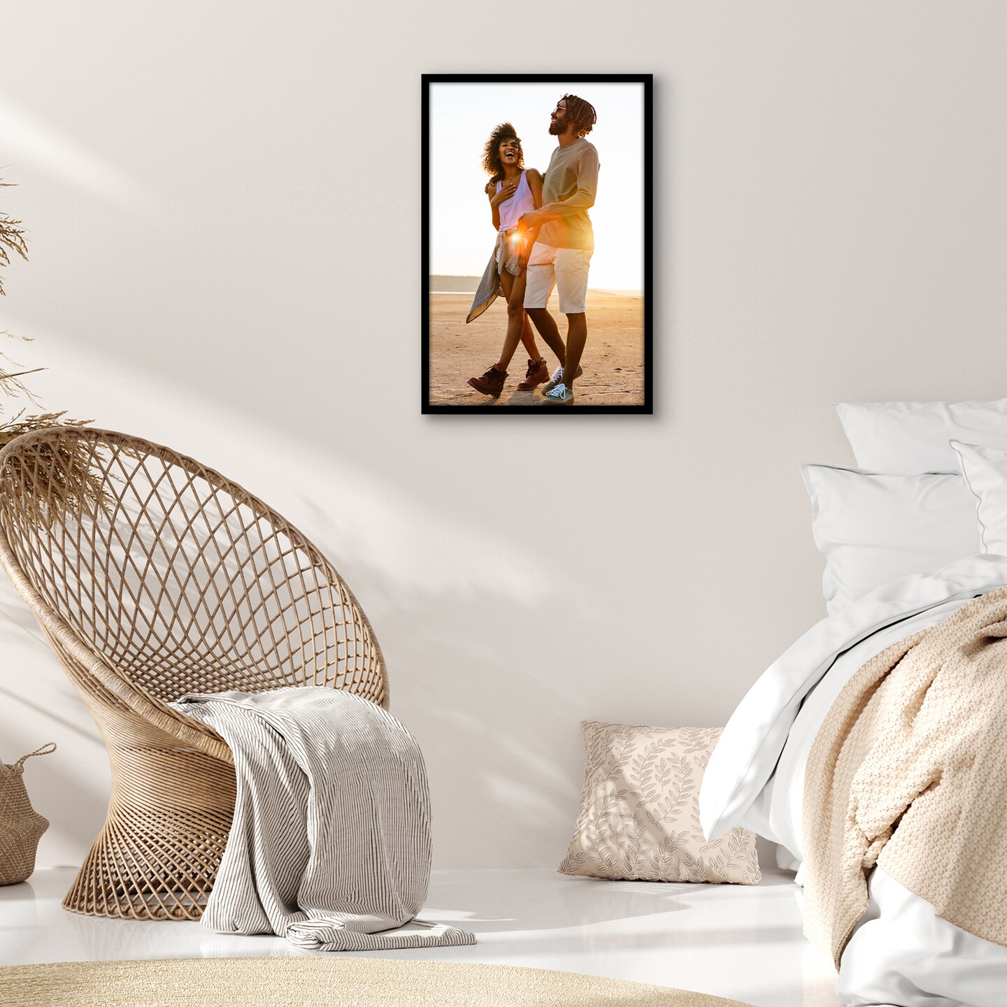 Americanflat Poster Frame - Perfect Frame for Photos and Artwork - Large Picture Frame - Polished Plexiglass - Hanging Hardware with Horizontal and Vertical Display