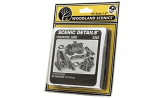 Woodland Scenics  HO-Scale TRACKSIDE JUNK SC DETAILS Scenery Accessories