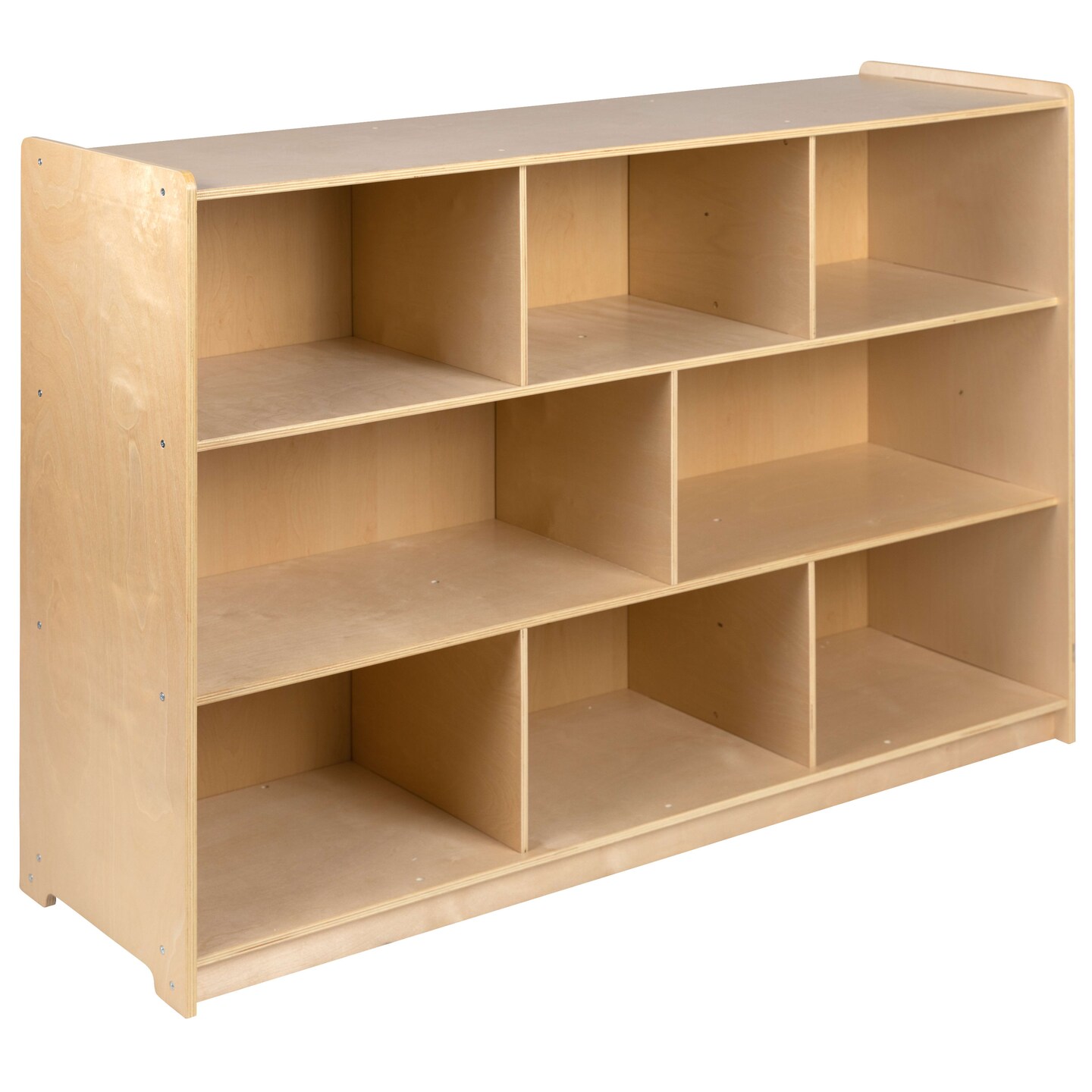 Emma and Oliver Wooden School Classroom Storage Cabinet/Cubby for Commercial or Home Use