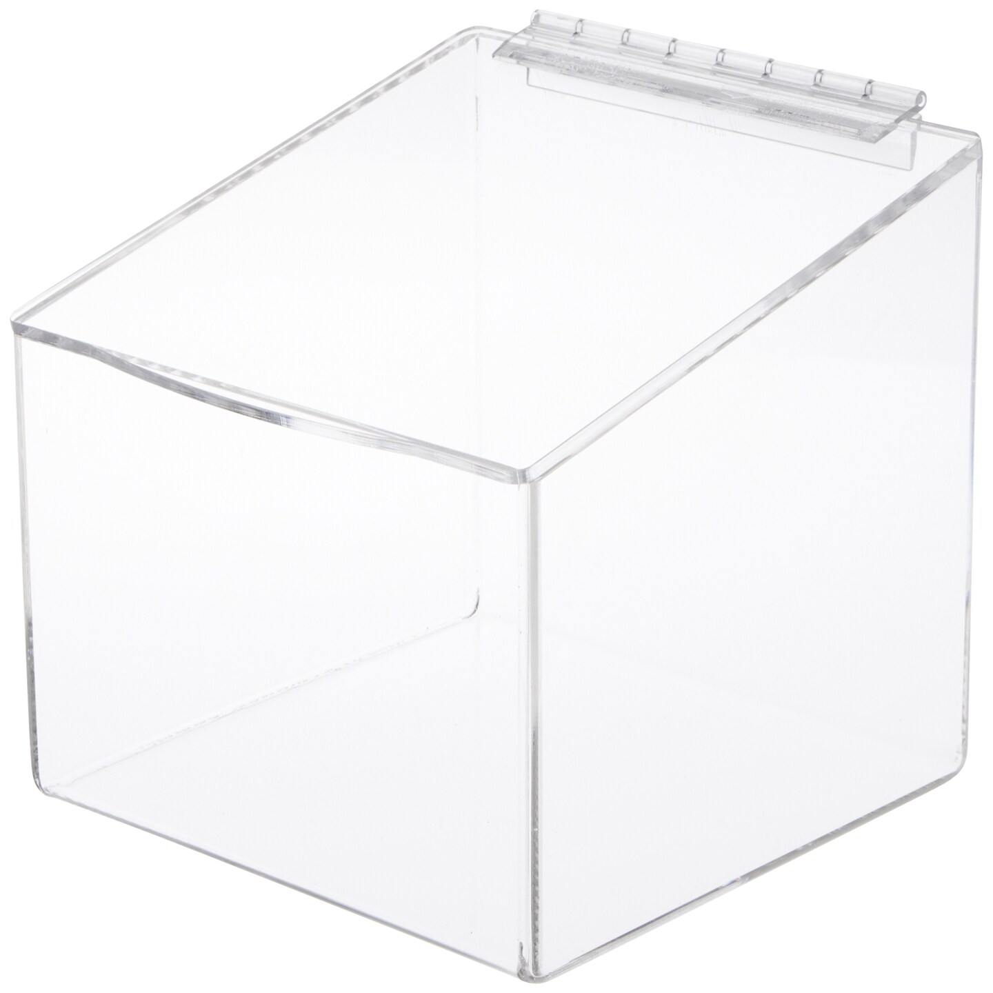 Acrylic Square Hinged-Lid Box