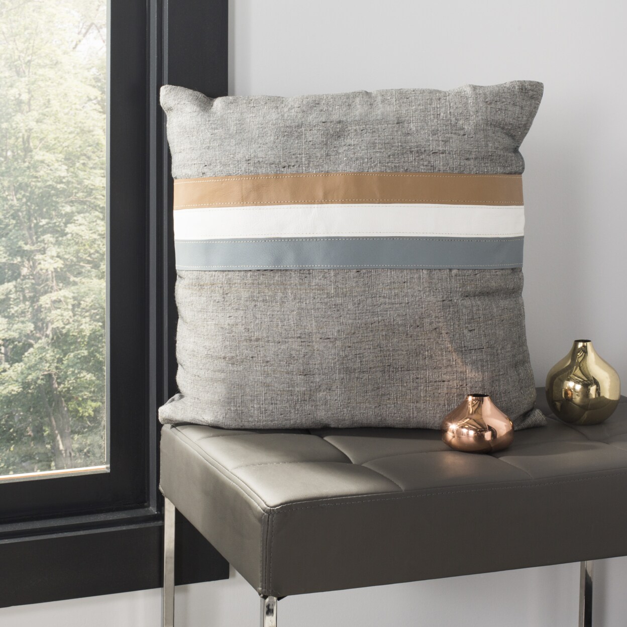 Safavieh sales cowhide pillows