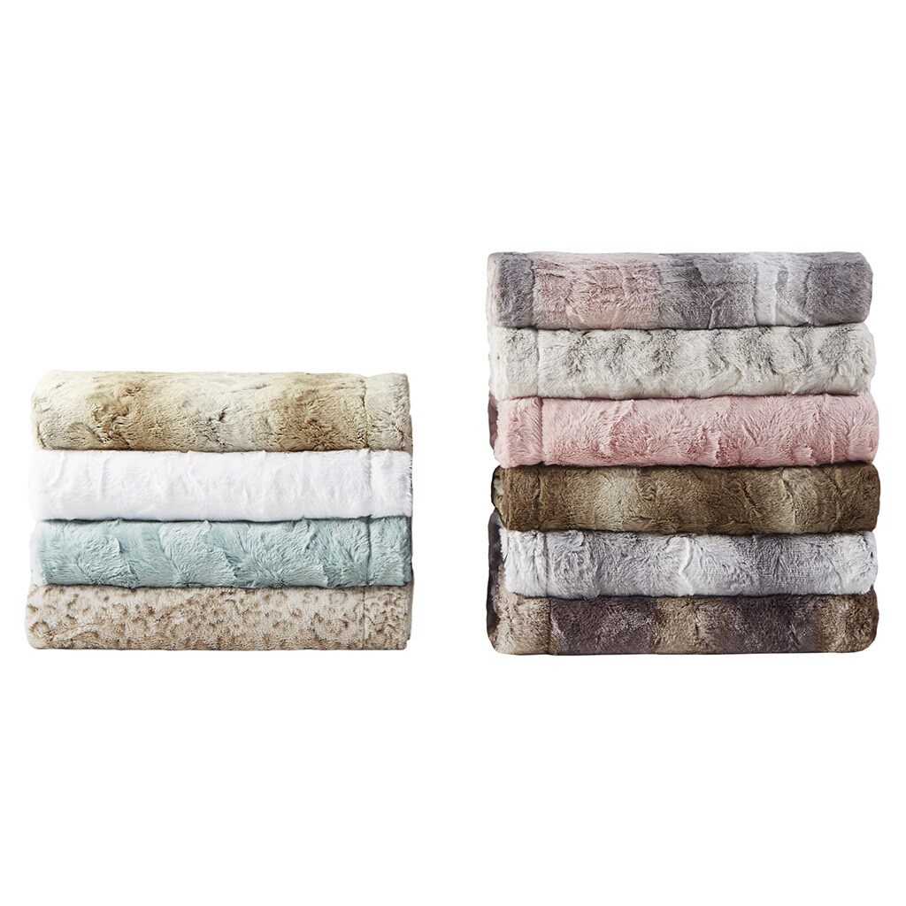 Luxuriously Soft Oversized Faux Fur Throw