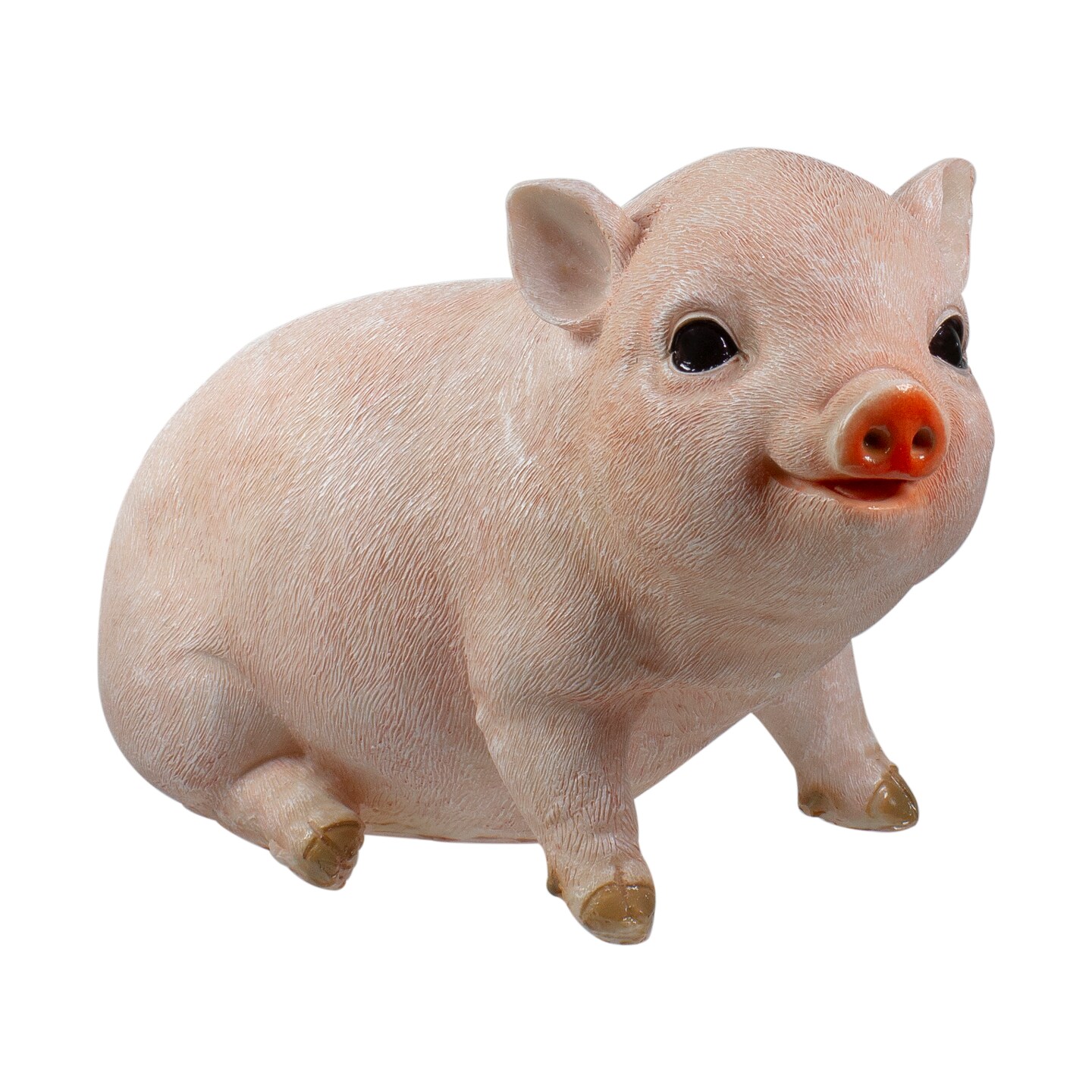 Northlight 12&#x22; Realistic Pink Piglet Outdoor Garden Statue