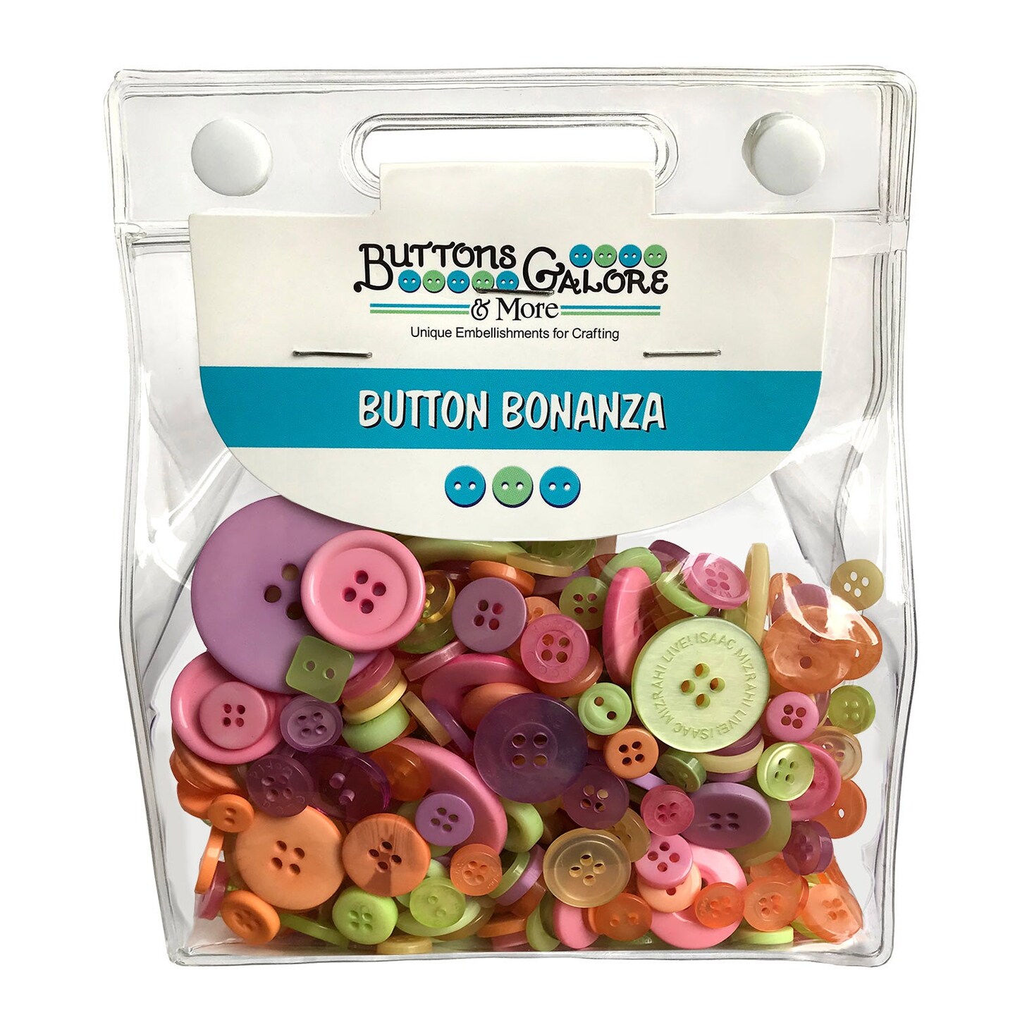 Buttons Galore Button Bonanza Bulk Buttons for Sewing &#x26; Crafts,  Assorted Colors - .50 LBS.