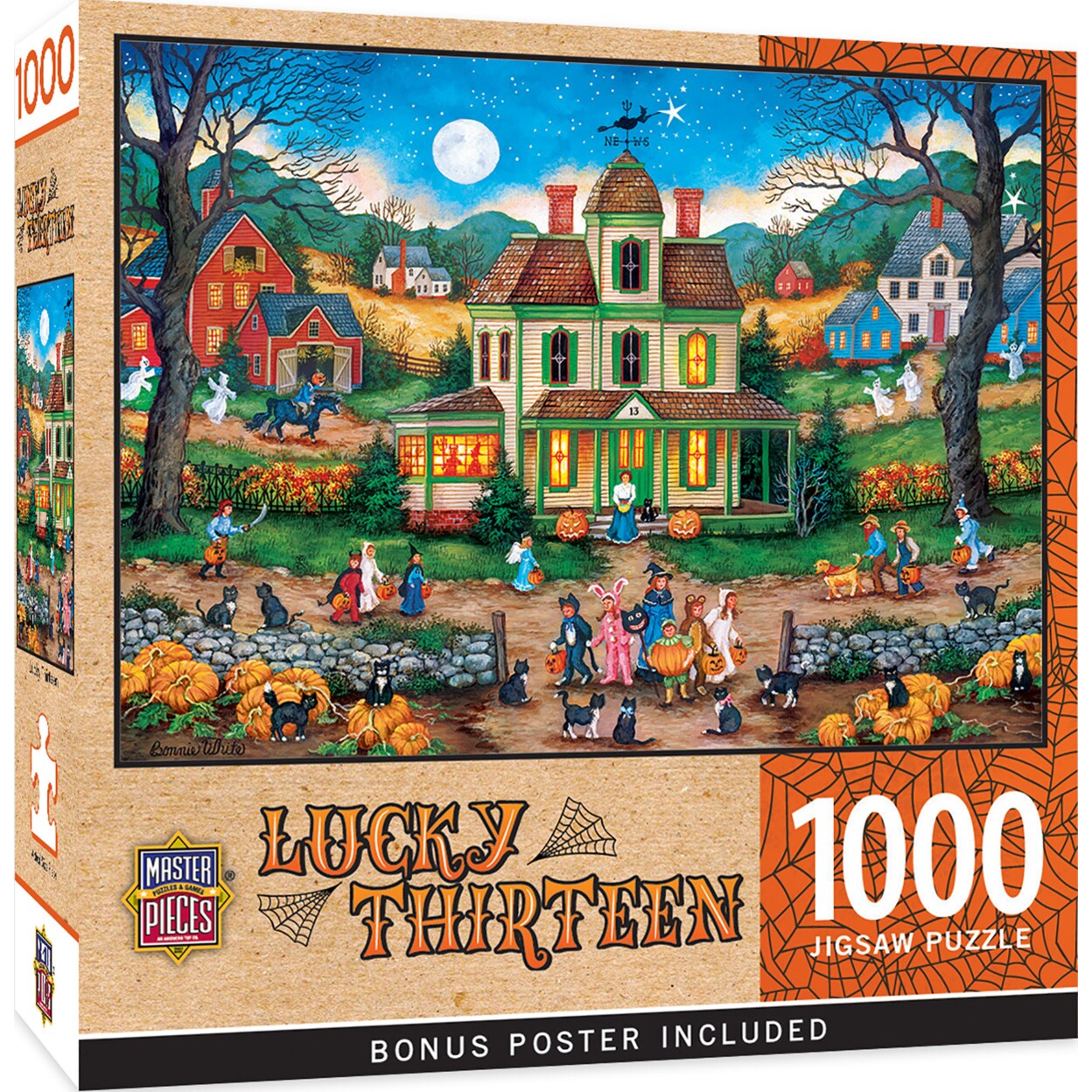 Masterpieces   1000 Piece Halloween Jigsaw Puzzle - Lucky Thirteen